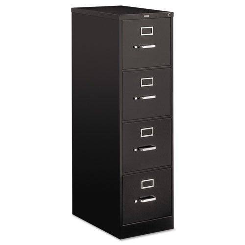 510 Series Four-Drawer Full-Suspension File Letter 52H x25d Black