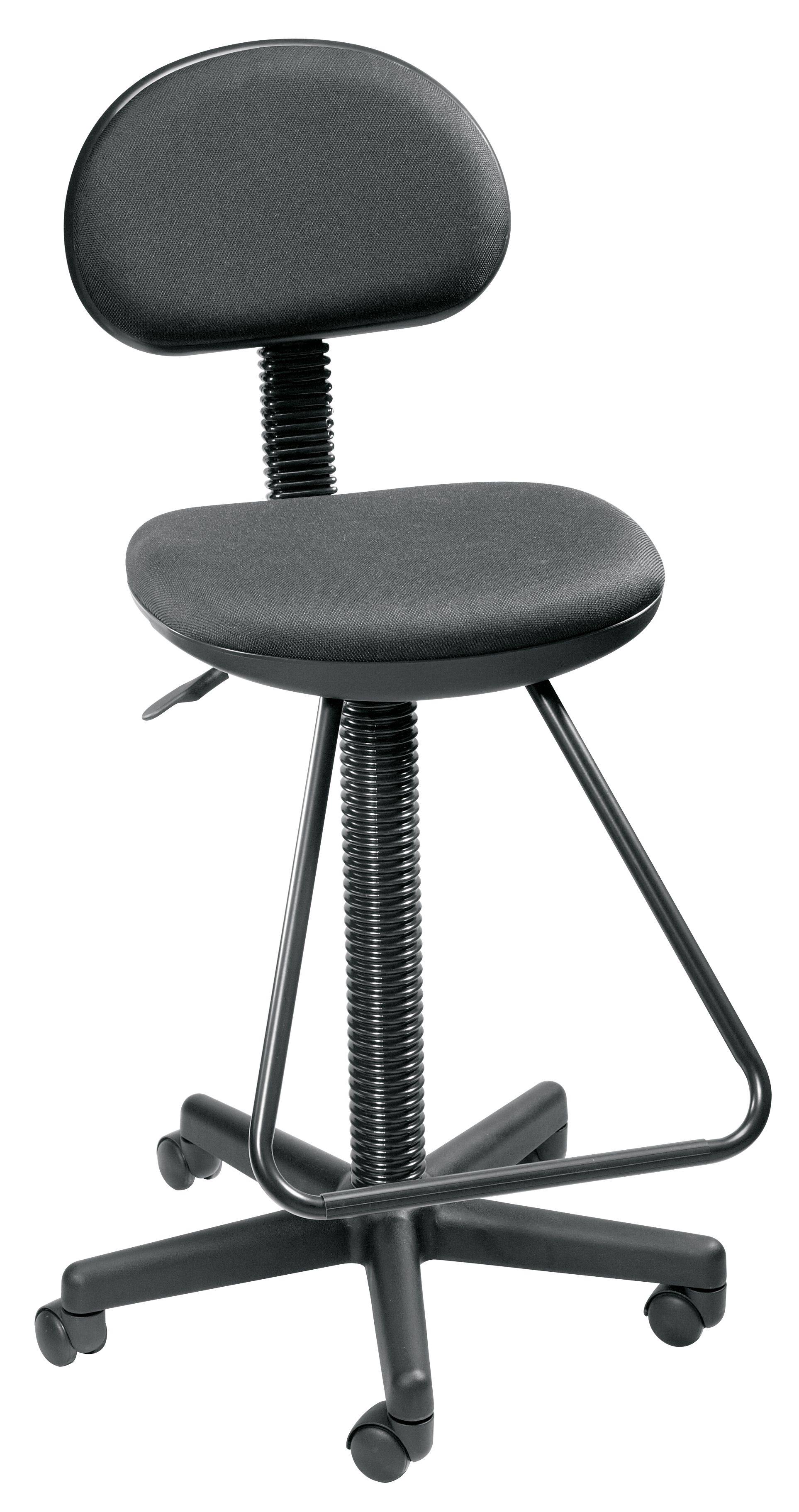Alvin DC204 - Black Economy Drafting Height Chair