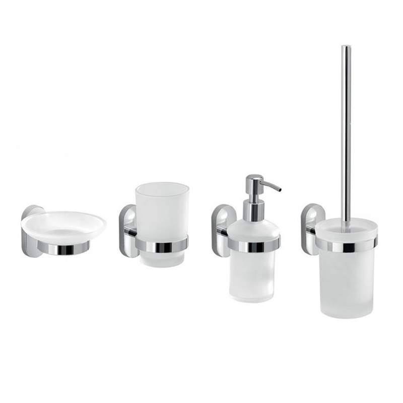 Gedy by Nameeks Felce 4-Piece Bathroom Accessory Set