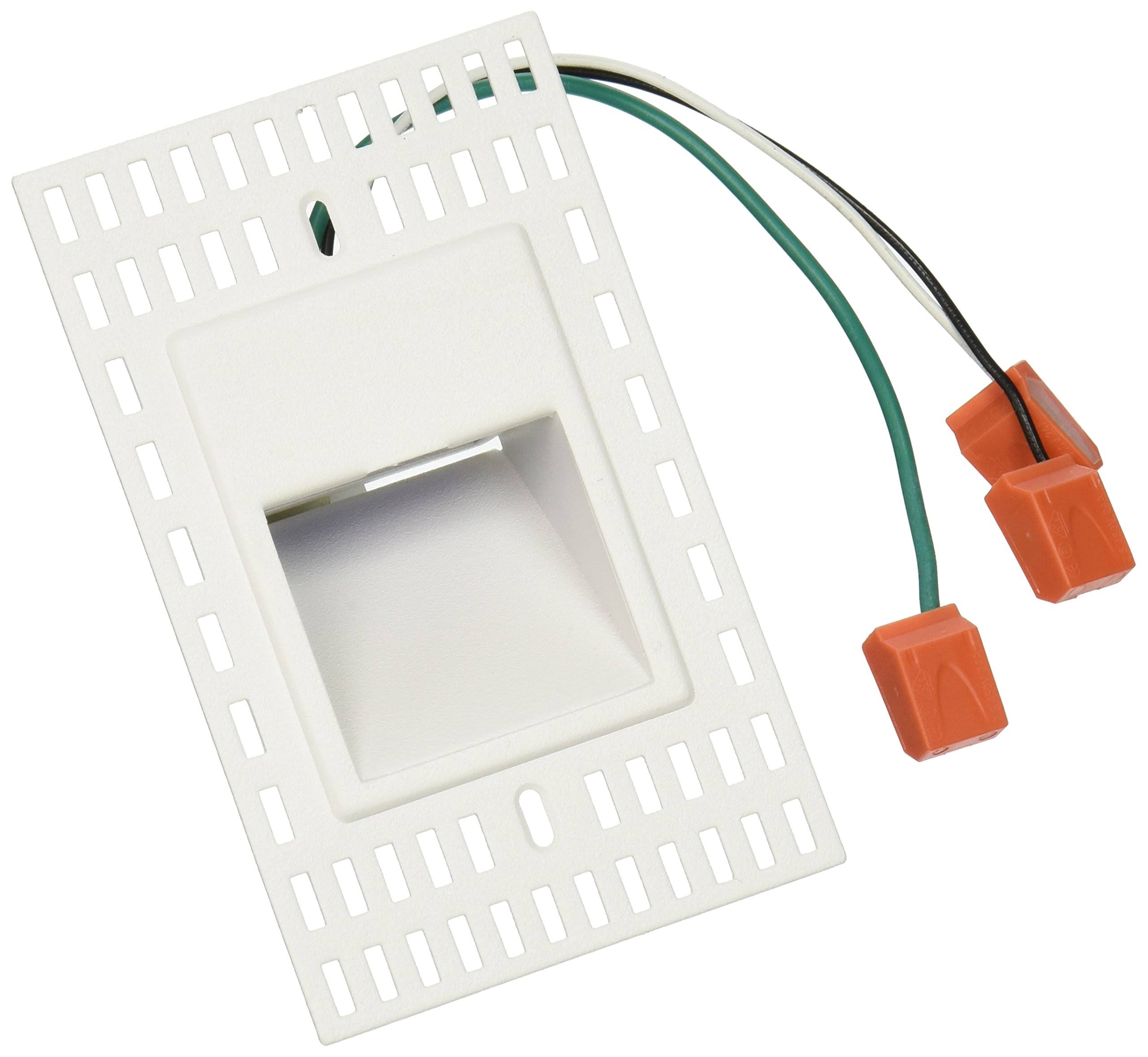 WAC Lighting WL-LED200TR-BL-WT 120V Trimless Vertical Step Light, Blue