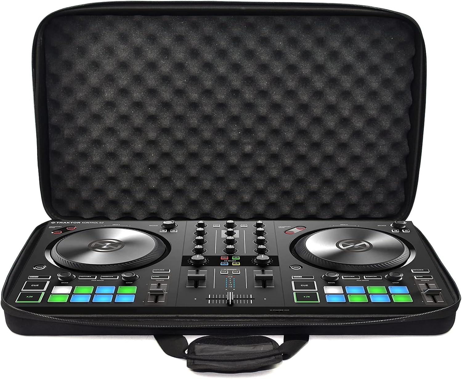 ITHWIU Lightweight Molded EVA Storage Case, Fits Pioneer DDJ SR SR2 RR Denon MC4000 Numark NVII Mixtrack Pro 3 NV Platinum