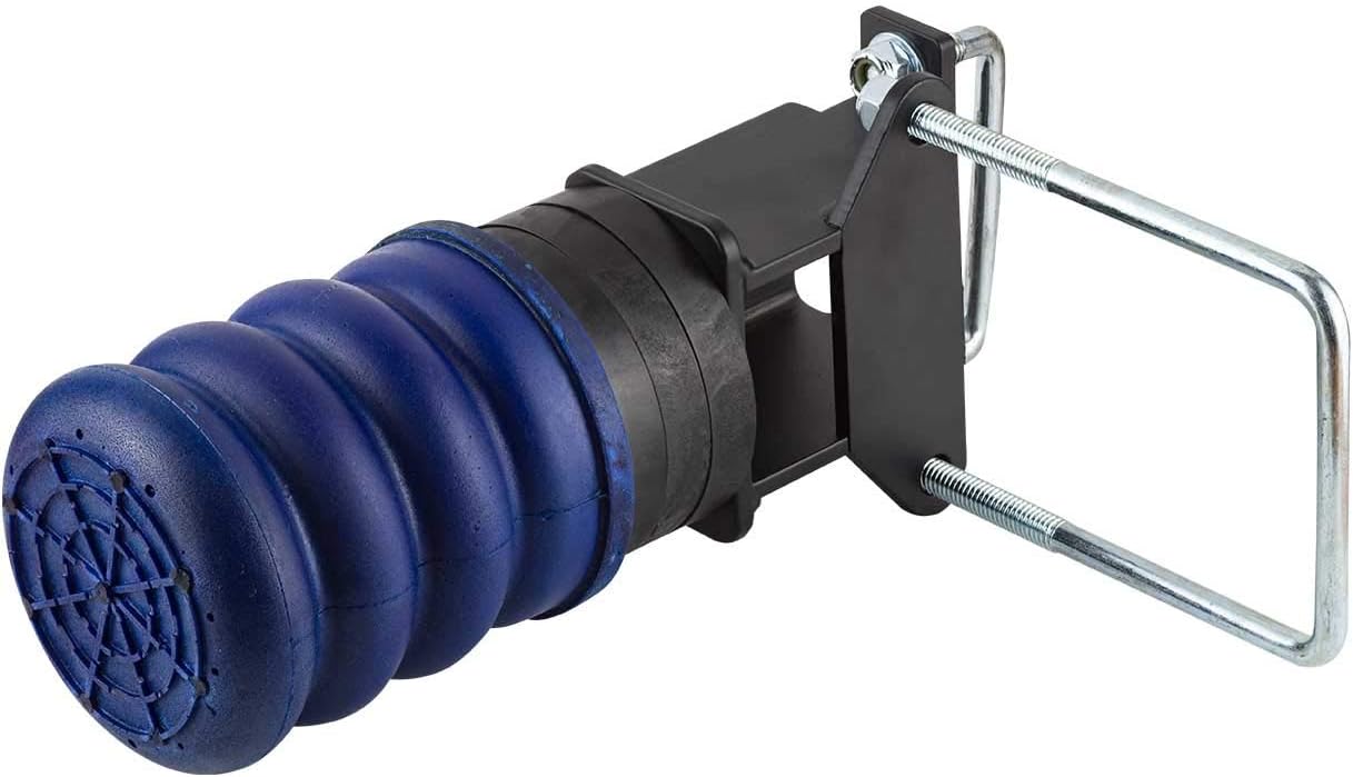 TSS-106-40 | Trailer SumoSprings for Trailer Axle, GAWR: 3K-8K (Spring-Under Axle Configuration) with line relocation bracket | Left/Right Pair | 500 (lb) Capacity at 50% Compression | Made in the USA