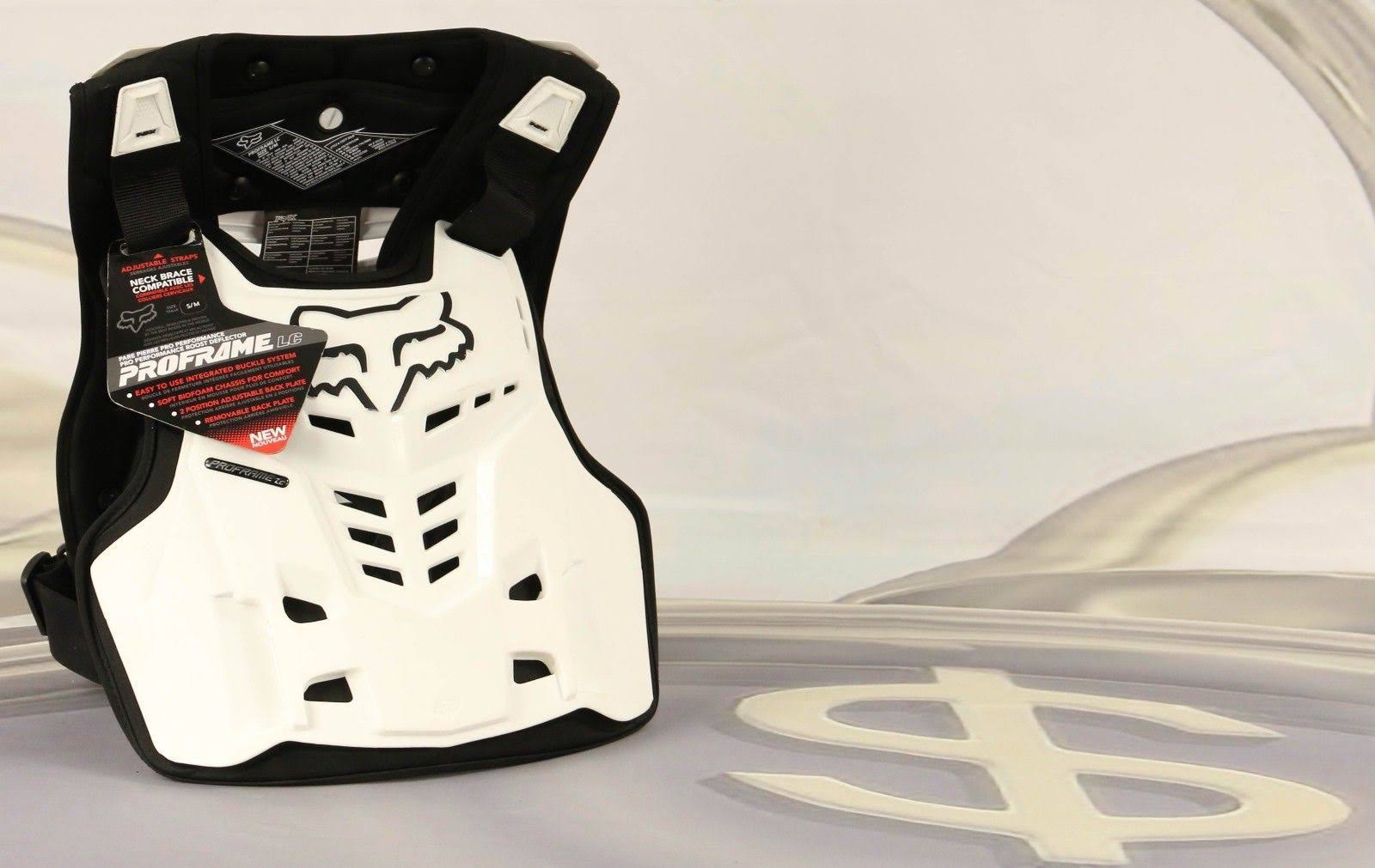 Fox Racing Proframe LC Roost Deflector (S/M, White)