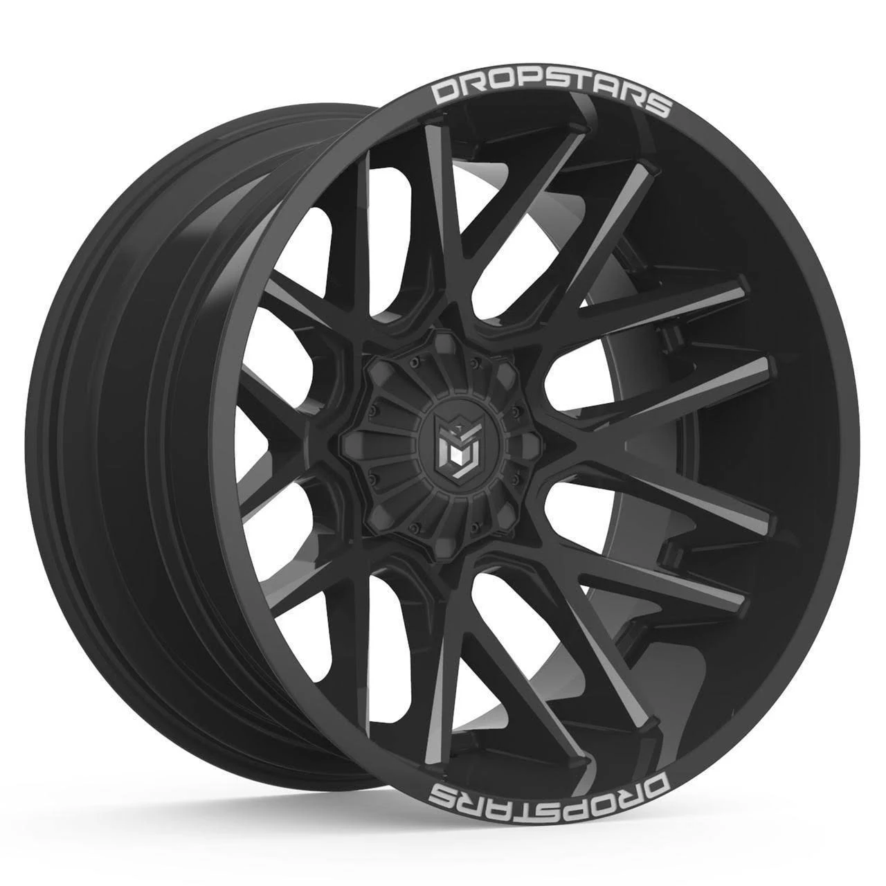 Dropstars 654bm Wheel 20x9 8x180 Gloss Black Milled 18mm