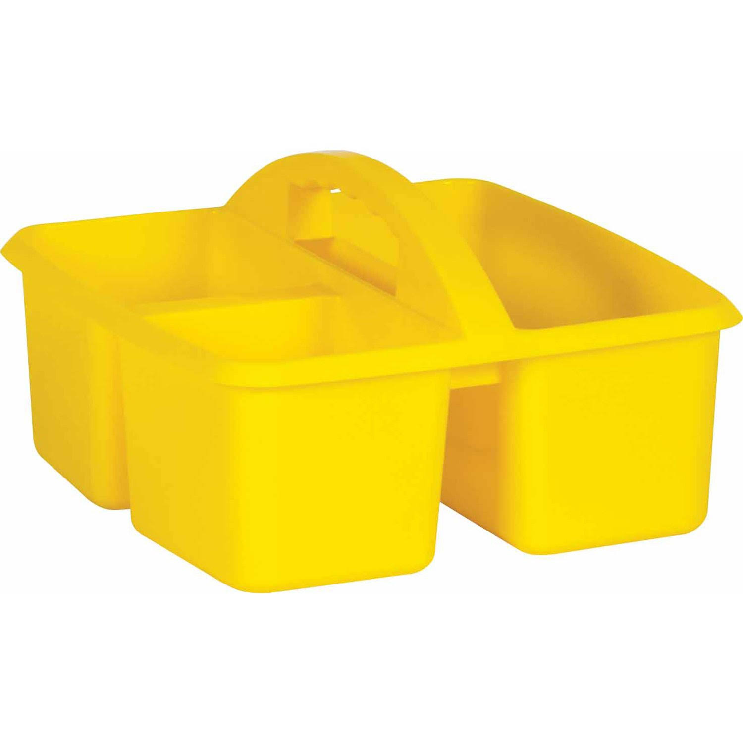 Teacher Created Resources (6 Ea) Yellow Plastic Storage Caddy