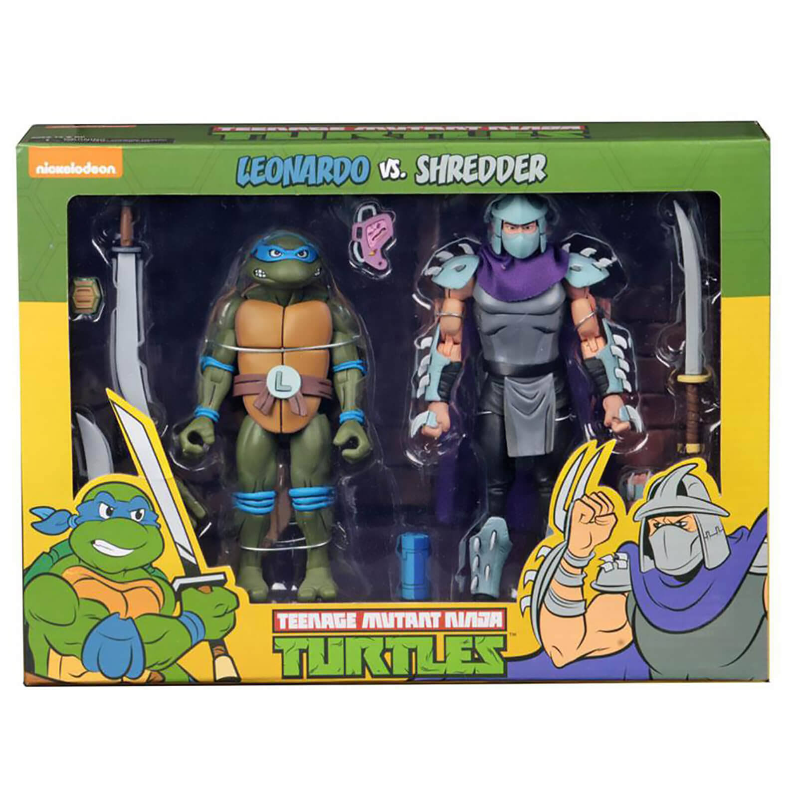 Teenage Mutant Ninja Turtles Action Figure 2-Pack Leonardo Vs Shredder