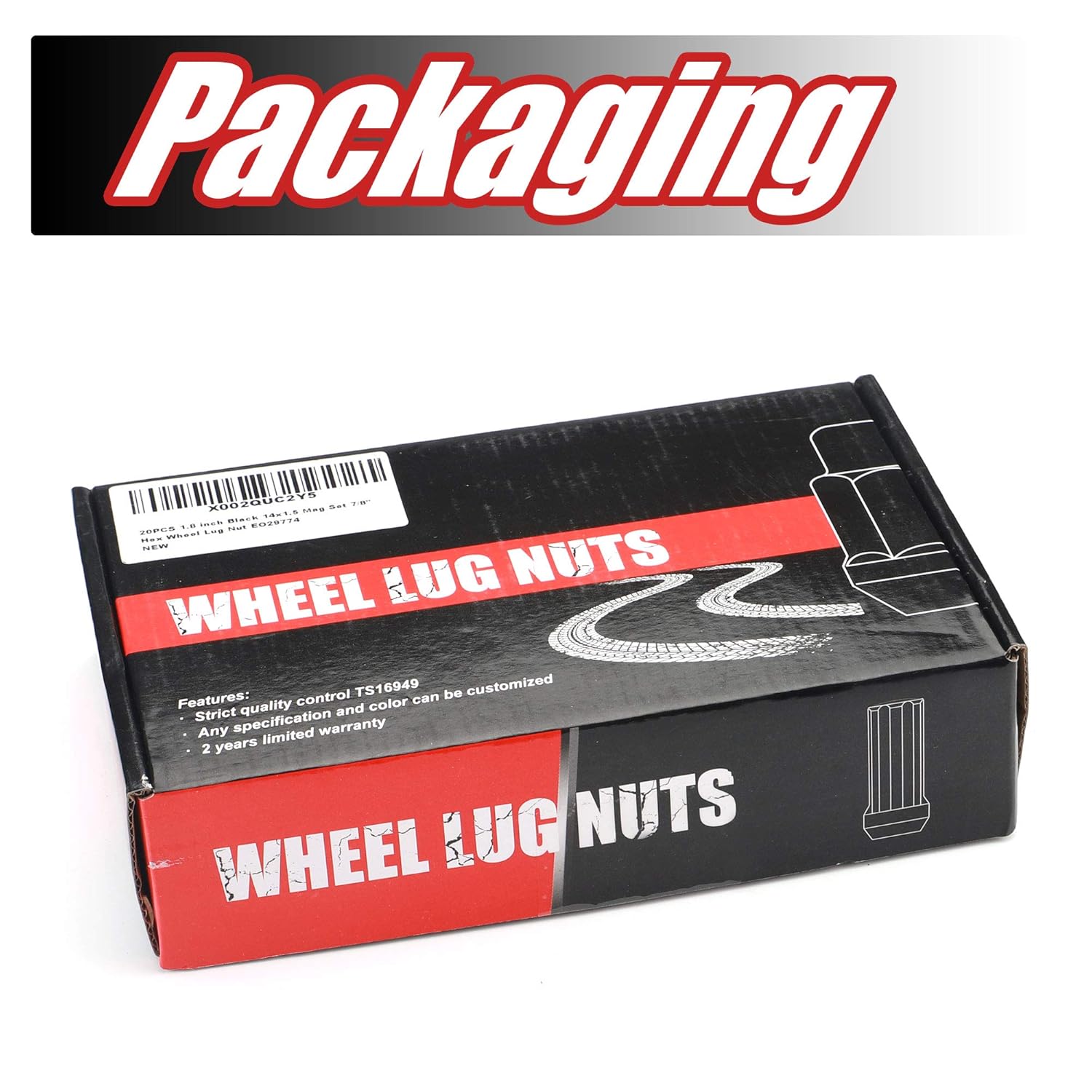 32 Pcs Alcoa Dually 14x1.5 Lug Nuts with Attached Washers M14x1.5 Thread, for Silverado Sierra 3500HD F-350 Ram 3500