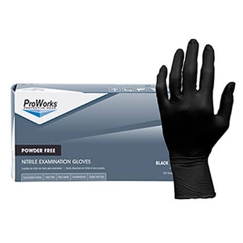 Hospeco Nitrile Powder Free Examination Glove Black