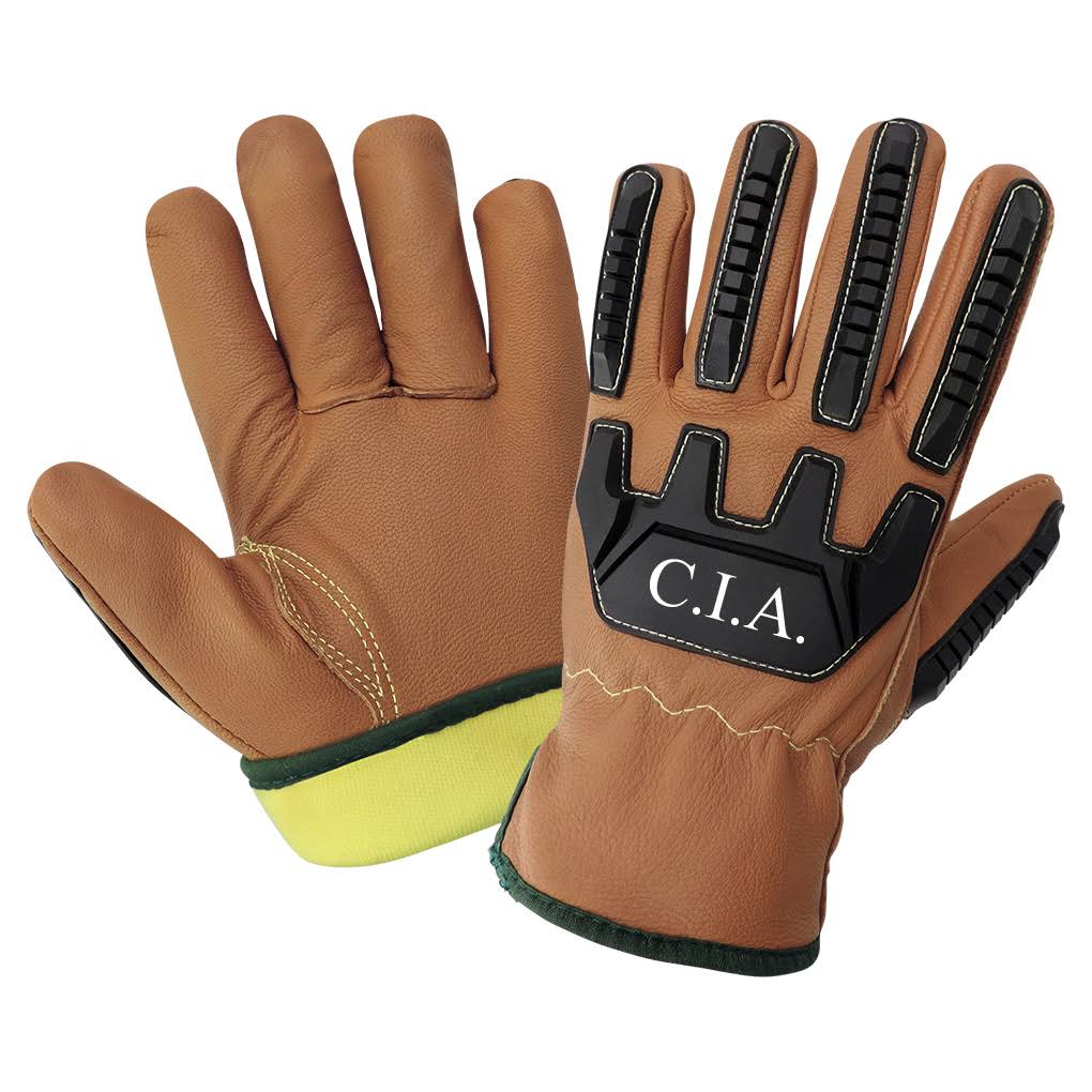 Global Glove Vise Gripster C.I.A. Impact, Oil, Water, Cut, and Flame Resistant Insulated Gloves - 2XL - CIA3800INT
