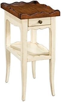 Hekman Furniture Copper Tray Side Special Reserve Wood Finish, Durable Round Top Accent Table for Living Room or Bedroom Modern Home Furniture, Brown