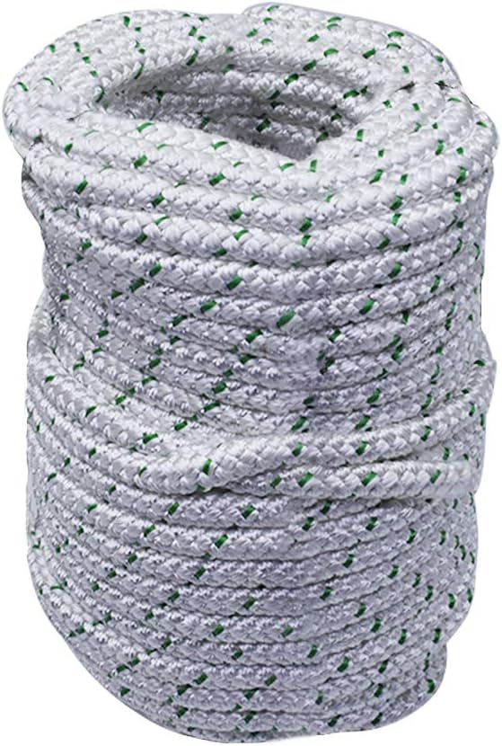 labworkauto 3/8 inch 4800Lbs Breaking Strength 200 Feet New Double Braided Polyester Rope Pack of 2