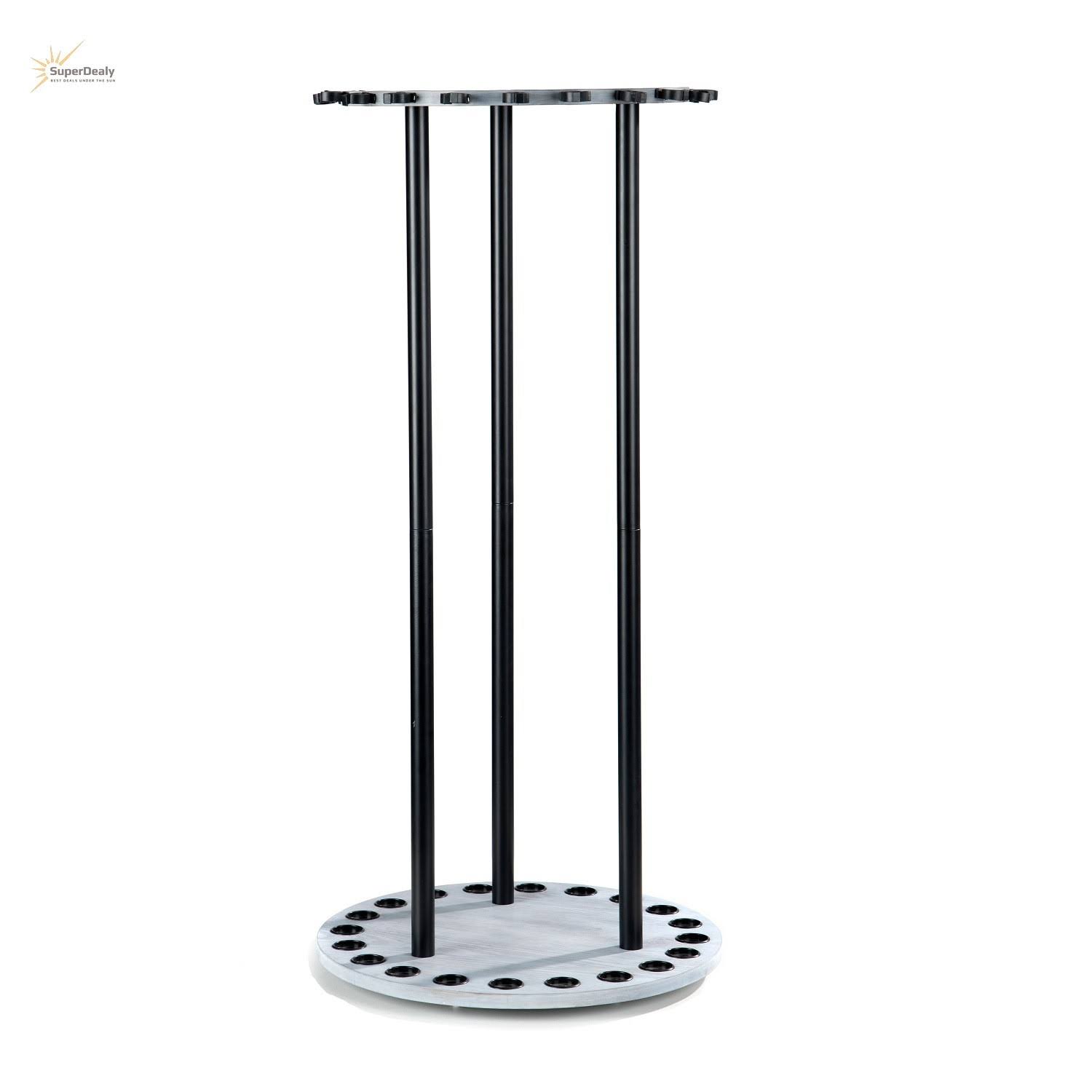 Organized Fishing Distressed Spinning Round Rack-20 Capacity