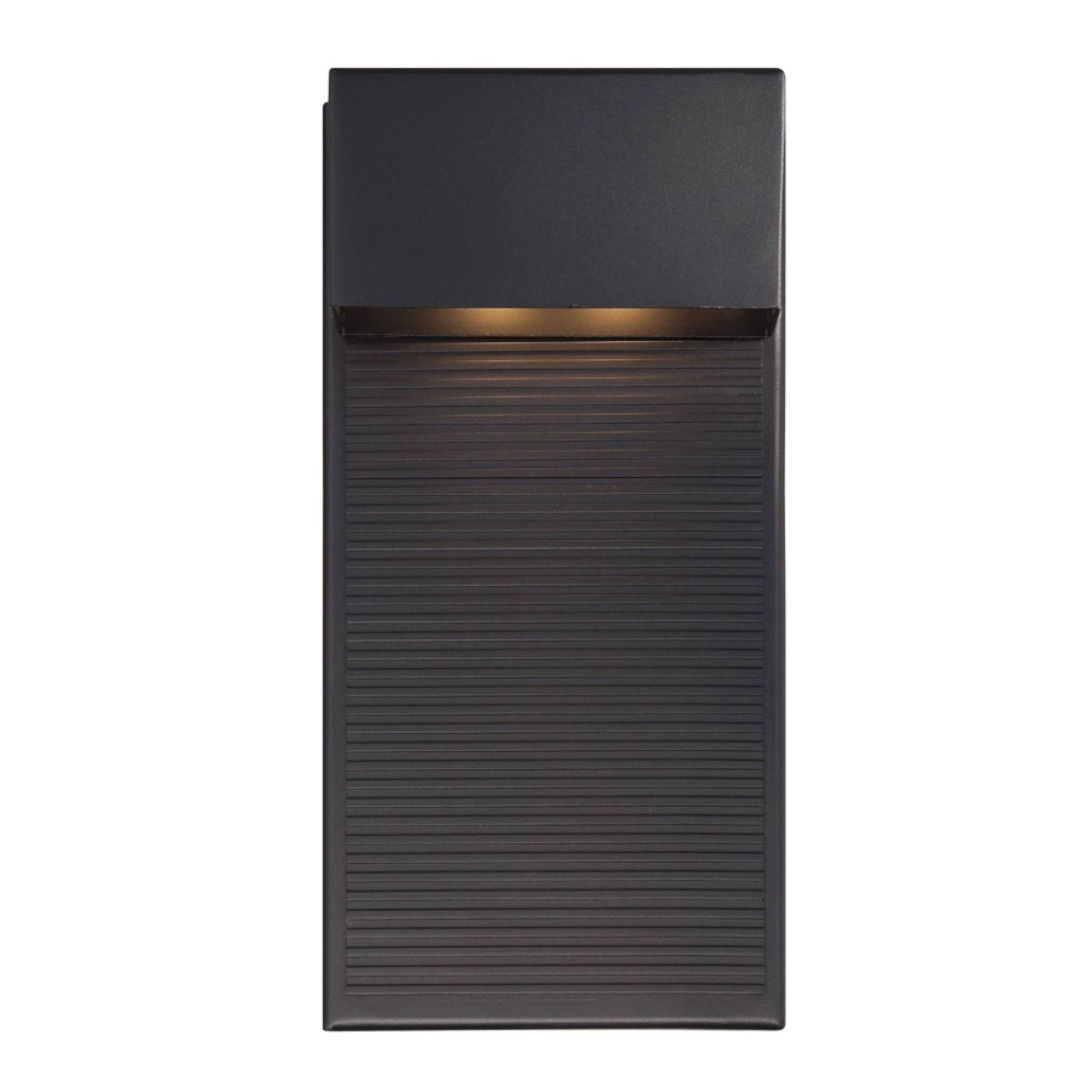 Modern Forms WS-W2312 Hiline 12x22 LED Outdoor Wall Light Black