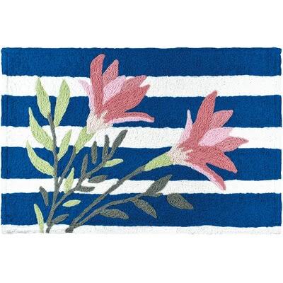 Mecca Peachy Freesia 33 in. x 21 in. Outdoor Door Mat Winston Porter