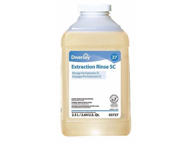 Diversey 903727 Carpet Extraction Rinse,2.5L,Clear,PK2