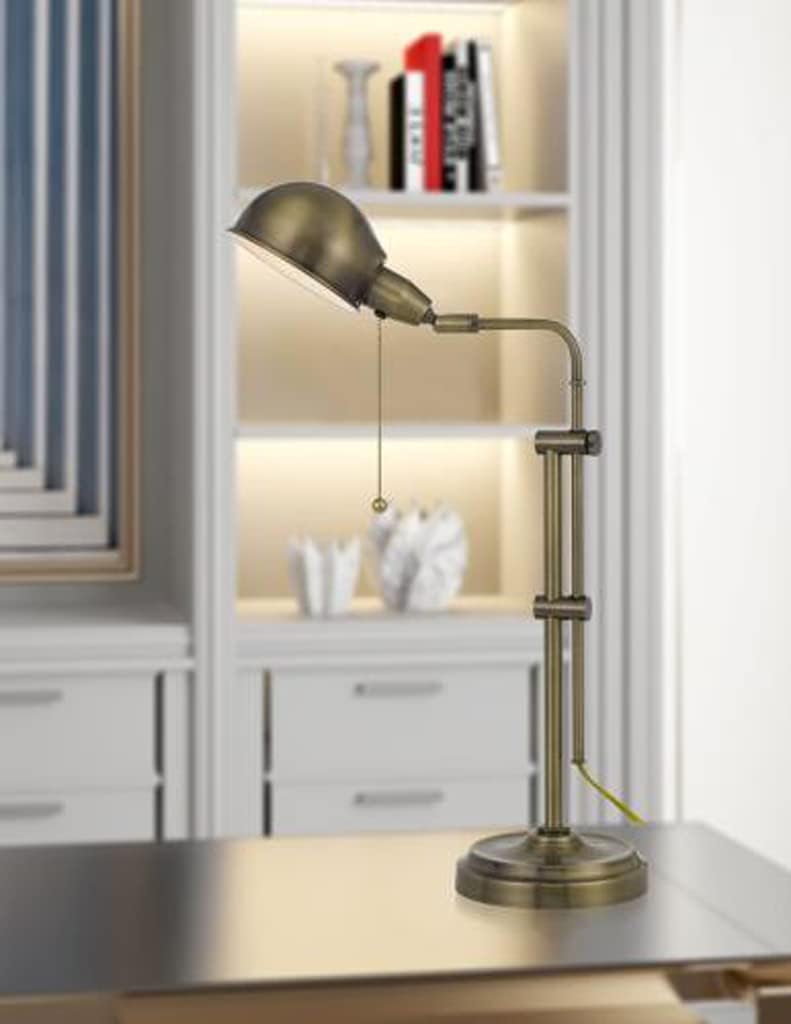 60W Corby Pharmacy Desk lamp with Pull Chain Switch