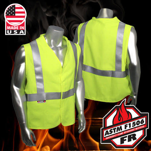 Radians SV92 Basic Modacrylic FR Class 2 Vest - Orange - M