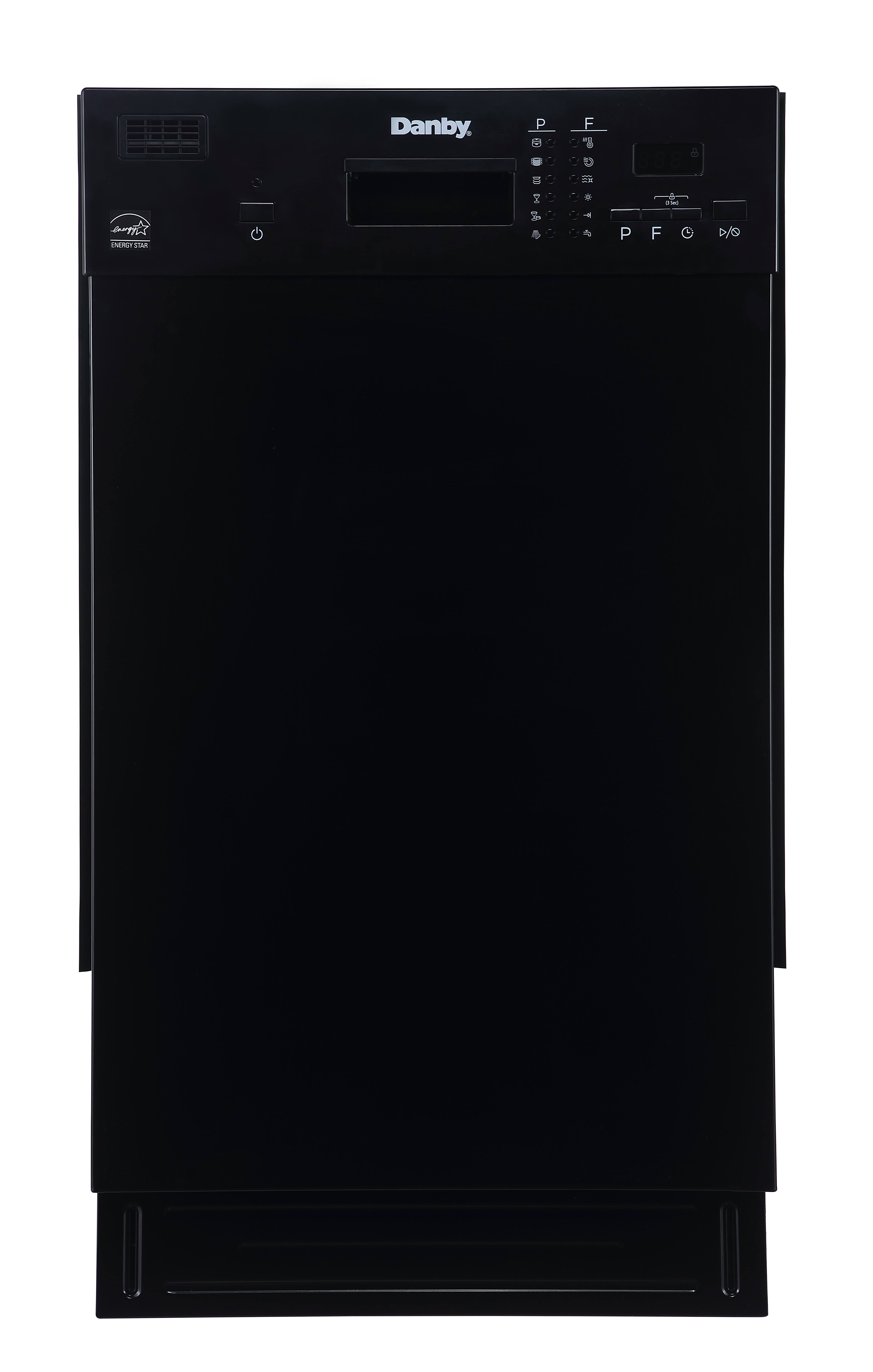 Danby DDW1804EB 17.7x22 Built-in Dishwasher - Black