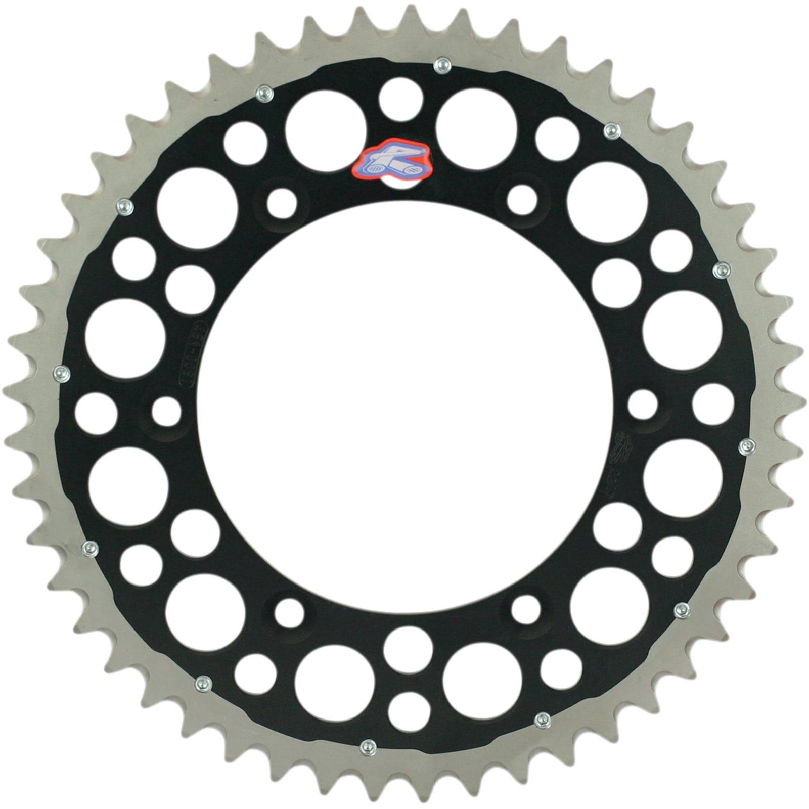Renthal 1500-520-50GPBK TwinRing Black 50 Tooth Rear Sprocket