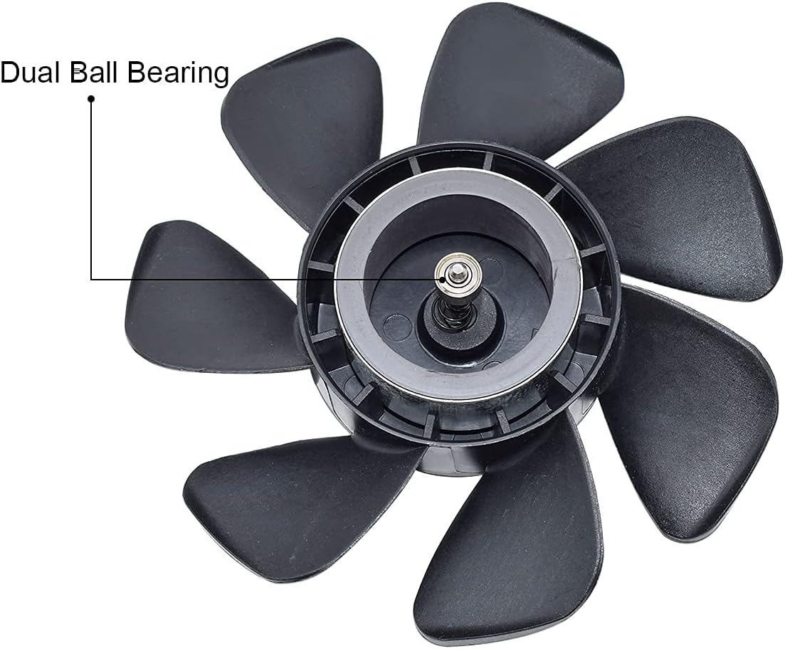 Crazypicky 120mm Case Fan,Computer Case Fans Very Quiet Motor Computer Fan 120 mm(6 Pack) Speed: 6200 RPM - Black