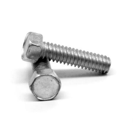 5/16-18 x 5/8 Coarse Thread Machine Screw Indented Hex Head Low Carbon Steel Zinc Plated Pk 1500