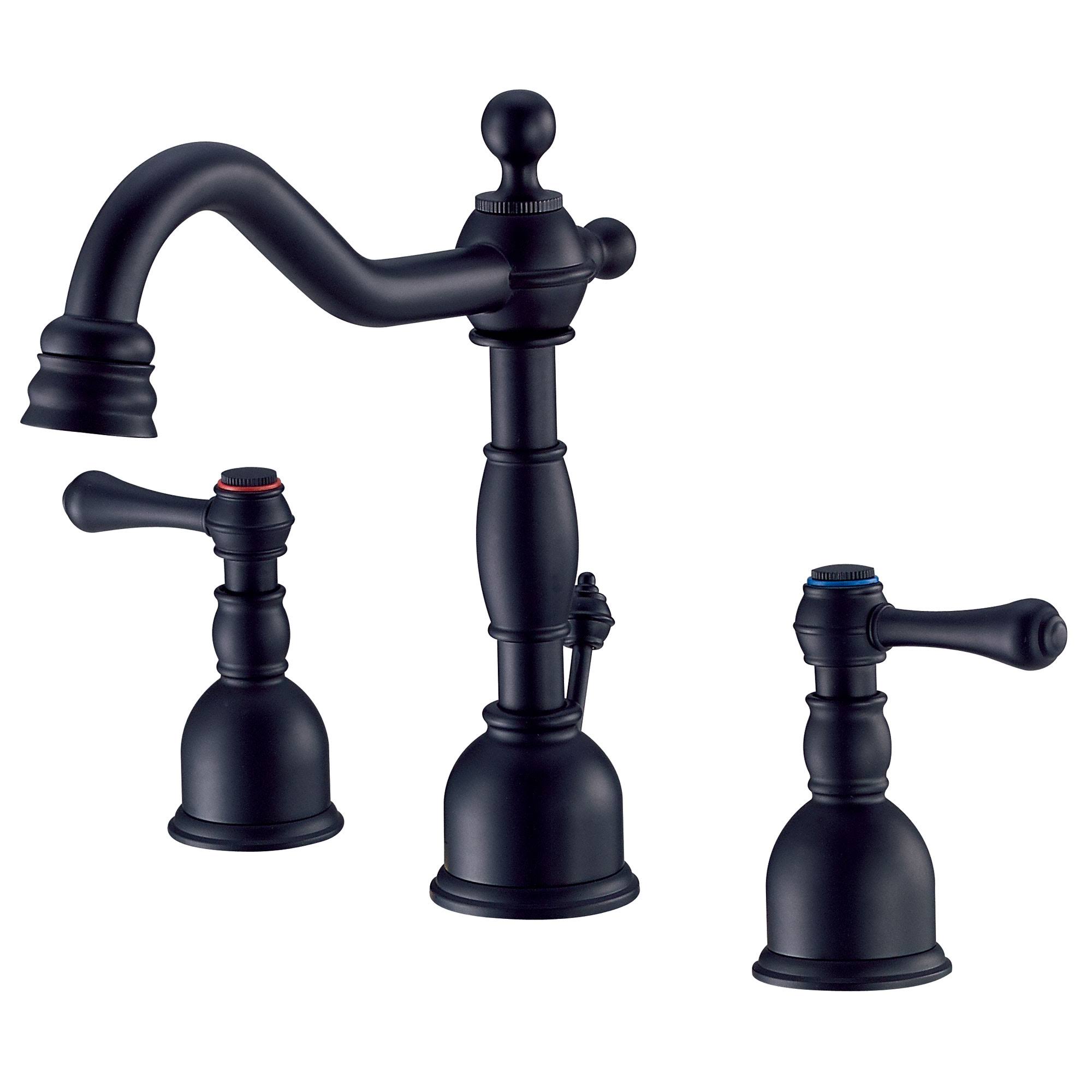 Danze - Opulence Mini-Widespread Lavatory Faucet - D303057BS - Satin Black