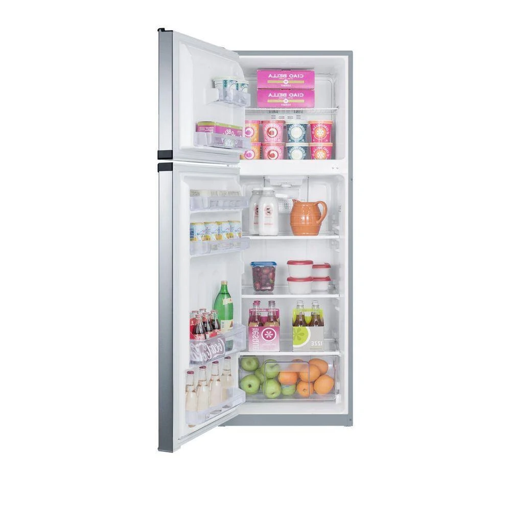Summit FF948SSLHD 22x22 Top Freezer Refrigerator with 8.8 Cu. ft. Capacity Frost-free Operation Adjustable Glass Shelves Reversi