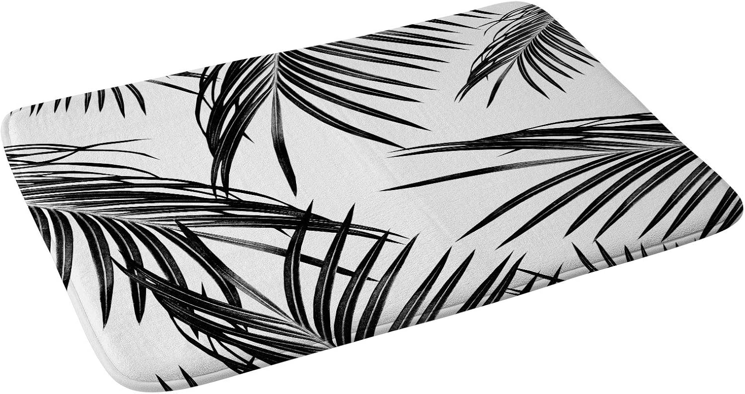 Society6 Anita Bella Jantz Palm Leaves Dream 1 Bath Mat, 17