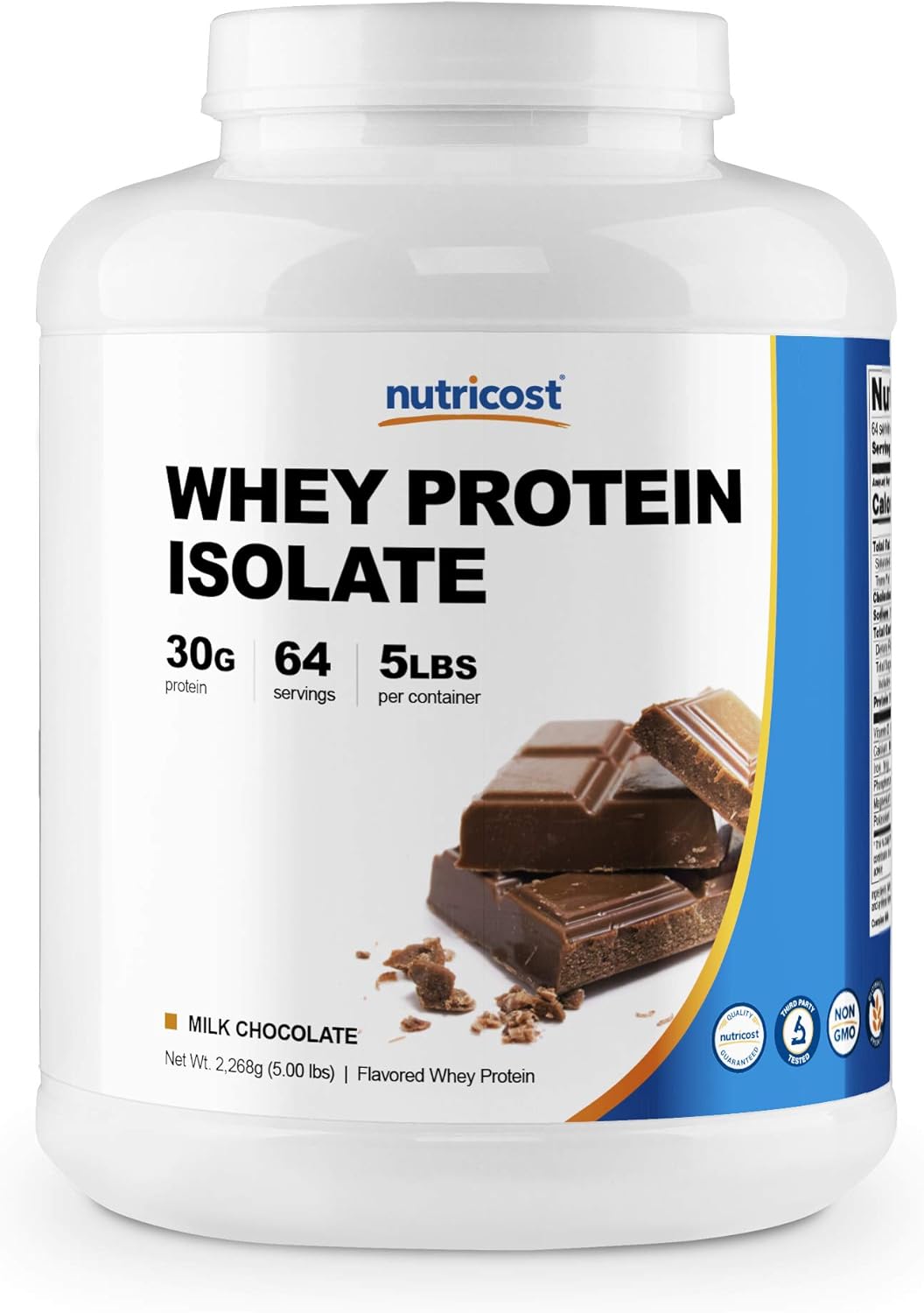 Nutricost Whey Protein Isolate Powder (Milk Chocolate) 5LBS Pack of 2