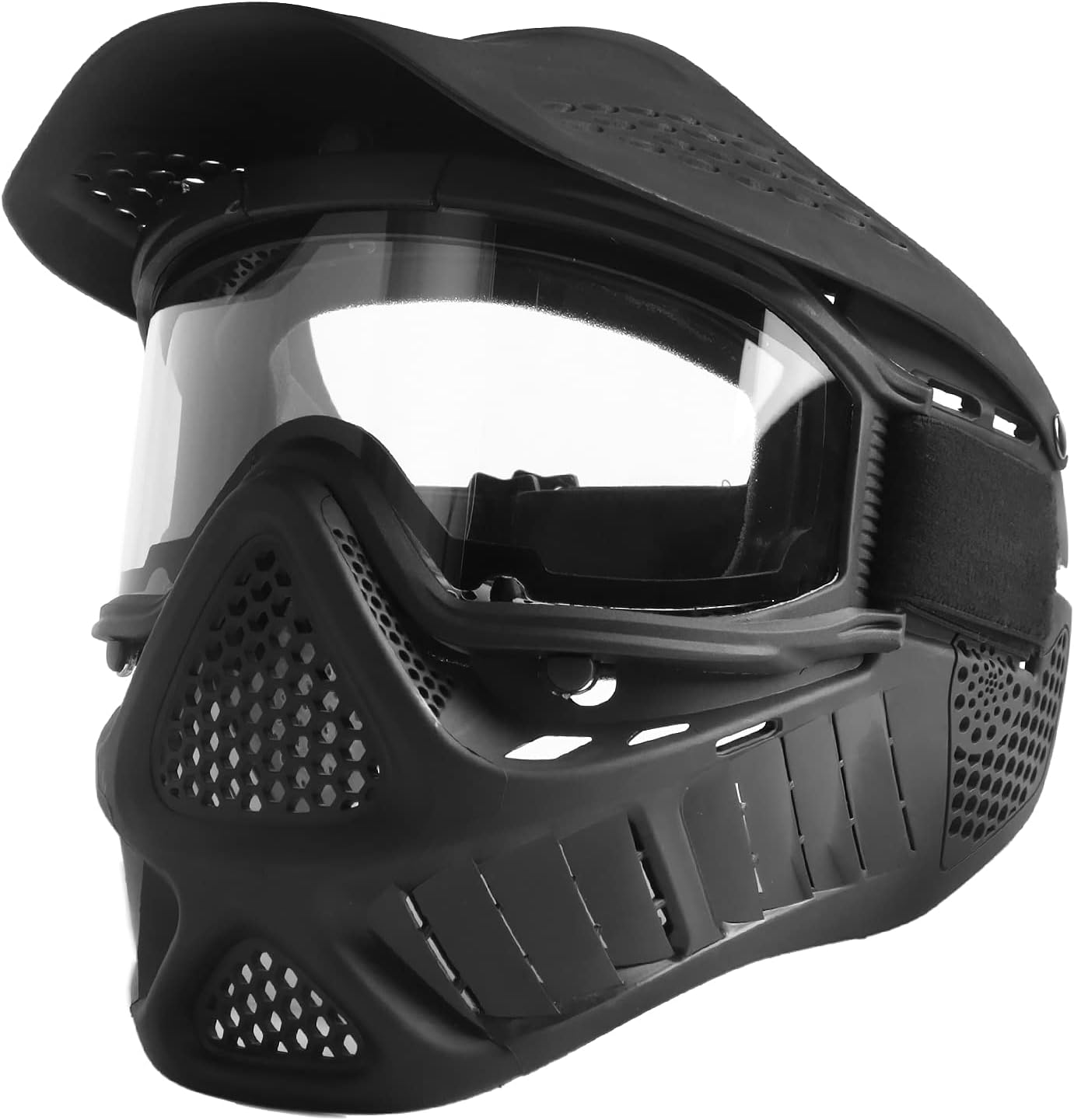 Anyoupin Paintball Mask with Double Lens Black
