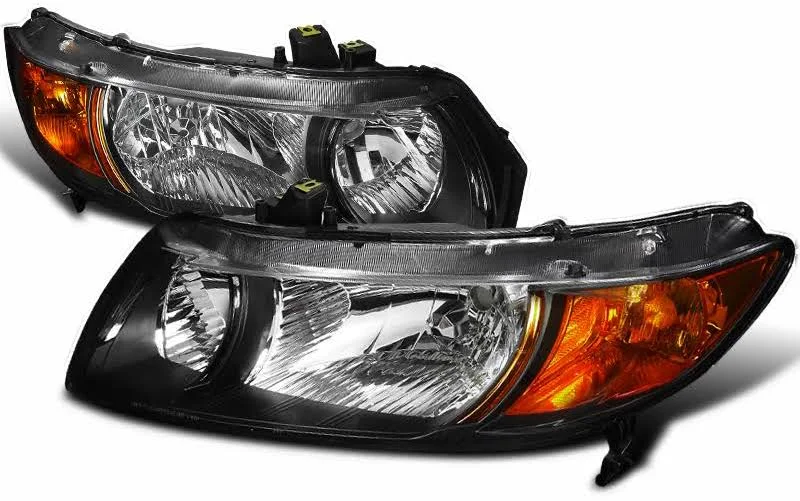 Honda Civic Spec-D Black Euro Headlights