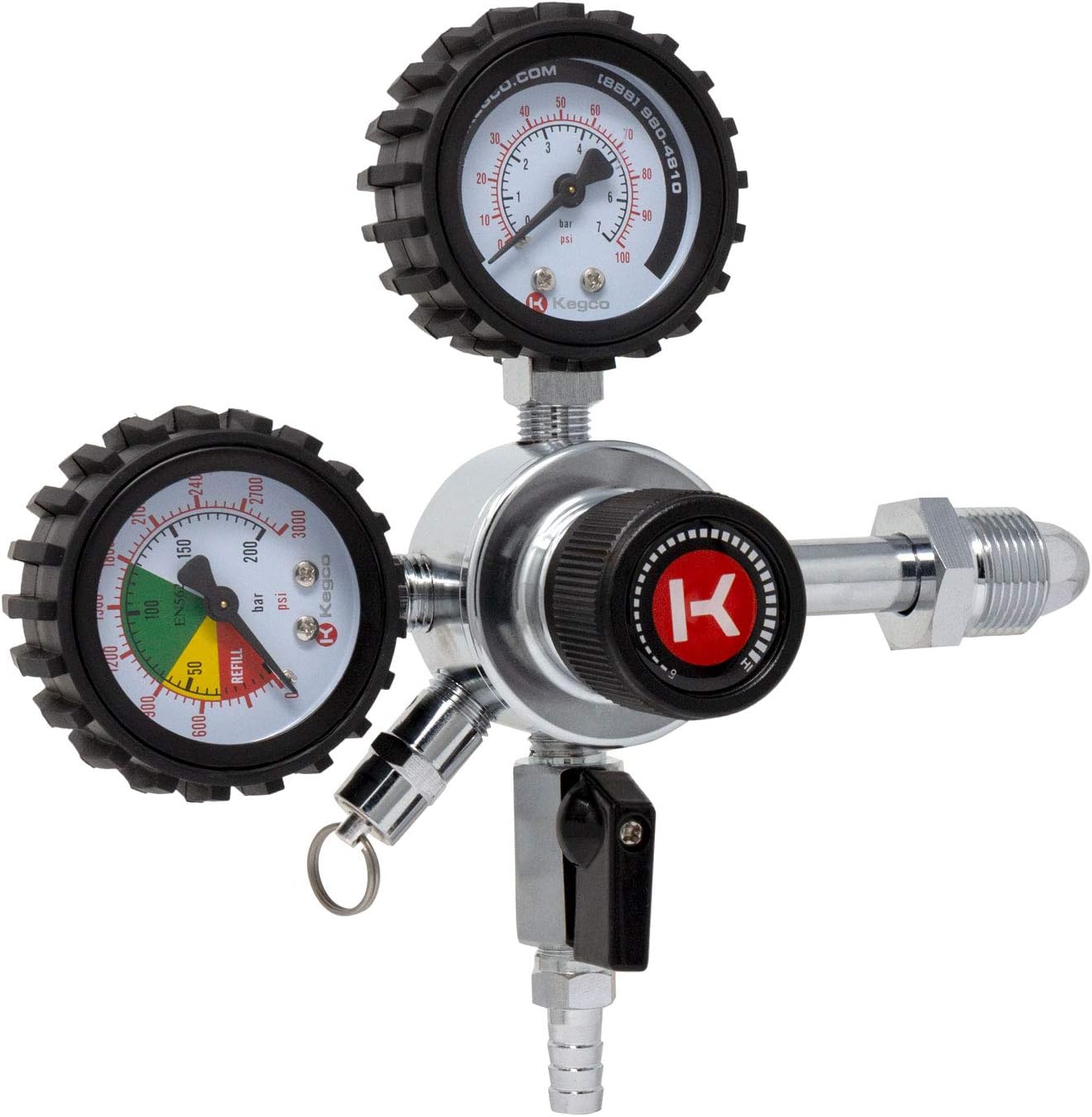 Kegco Nitrogen Regulator, 1 Product Pack of 2