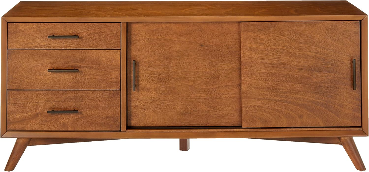 Alpine Furniture Flynn Mid Century TV Console, 64