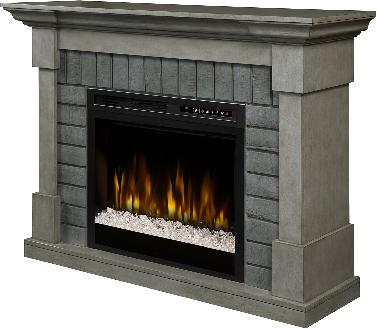 DIMPLEX Royce Electric Fireplace, One Size, Smoke STAK Grey