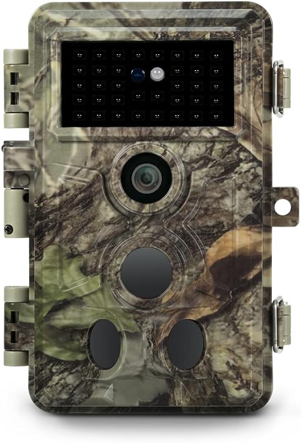 Meidase P40 Trail Camera (2021), 24MP 1296P HD Video, Fast 0.2S Trigger Speed, Game Cameras with Night Vision Motion Activated Waterproof for Wildlife Deer Scouting, Hunting Pack of 2