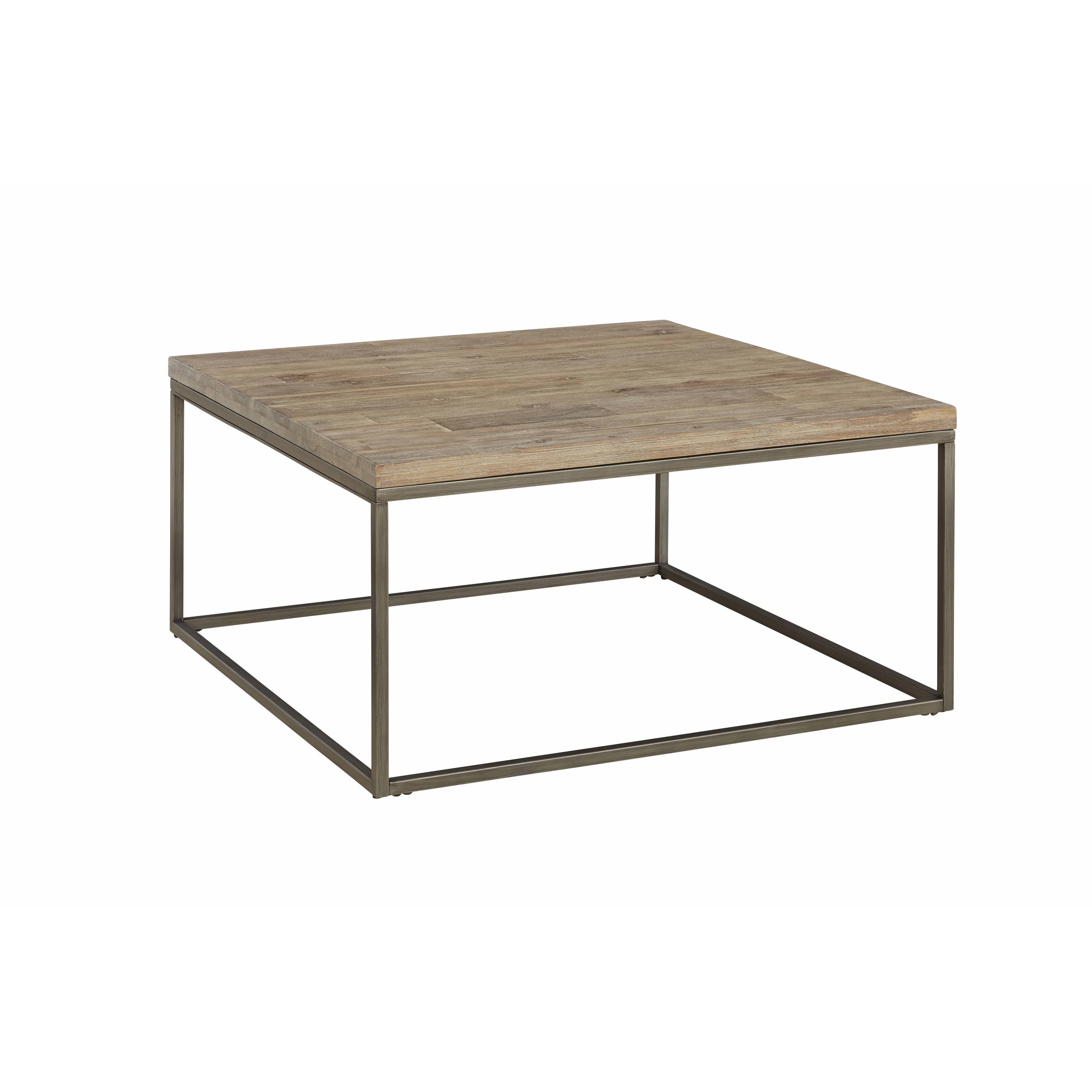 Palliser Alana Square Coffee Table with Acacia Wood Top