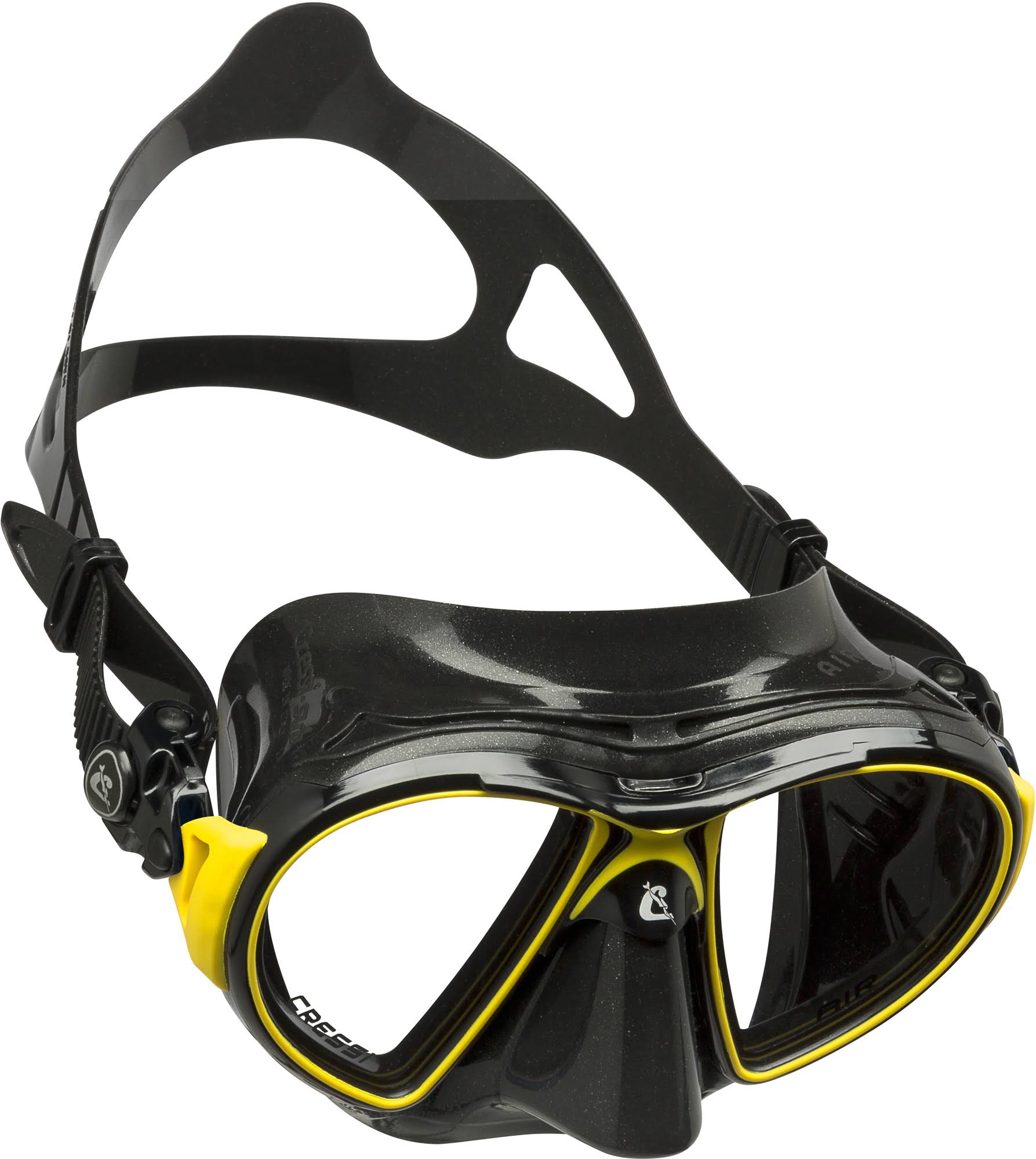 Cressi Air Black Scuba Mask Black/Yellow