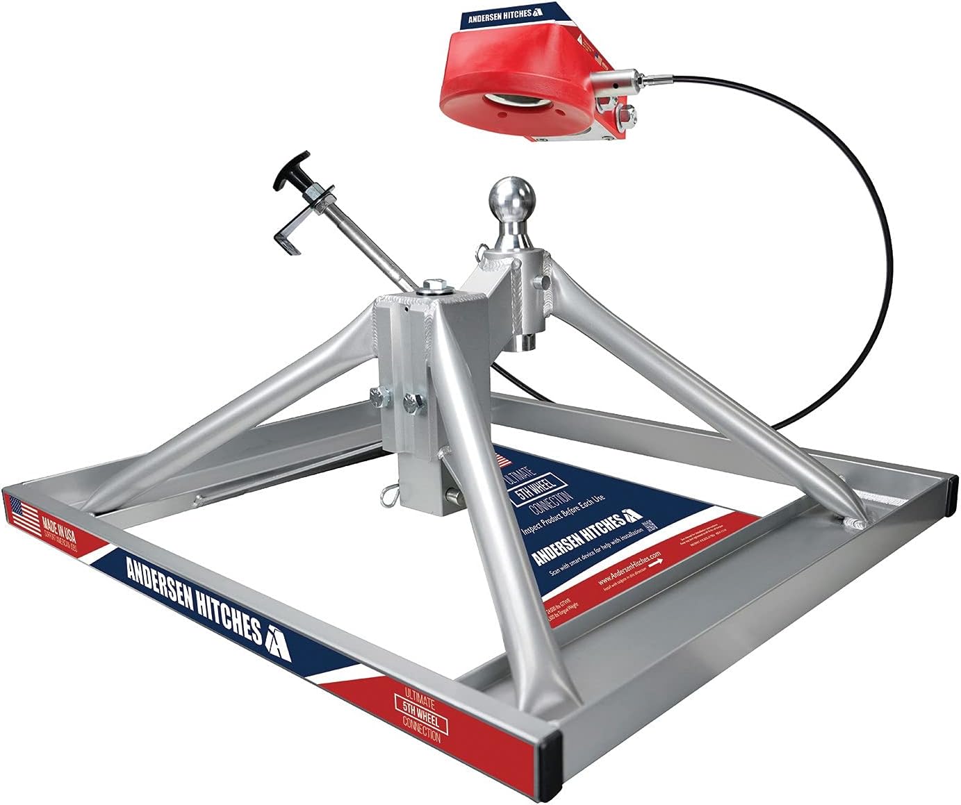 ANDERSEN HITCHES | Ultimate Fifth Wheel Connection | Aluminum Gooseneck Mount Trailer Hitch Adapter | Towing Accessories | 13