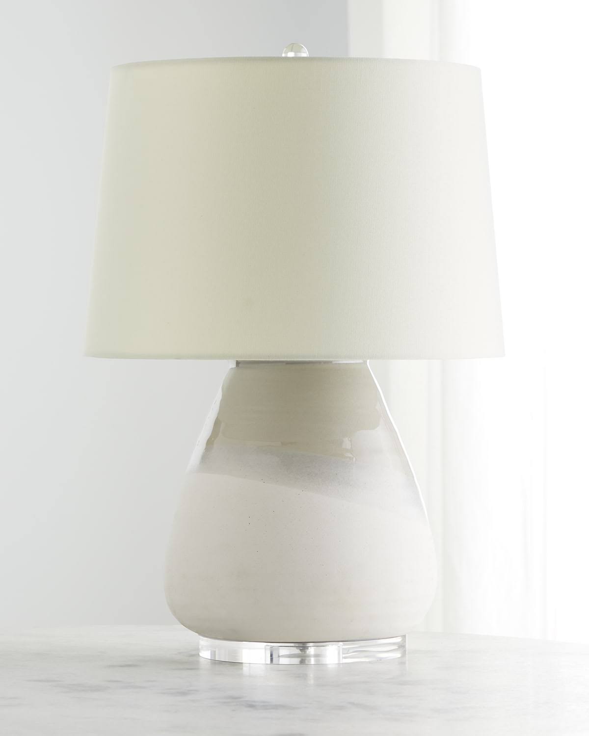 Jamie Young Seaside Ceramic Table Lamp, White, Lighting Table u0026 Accent Lamps