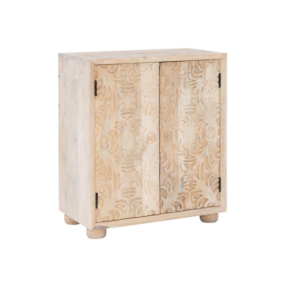 Powell Company Margo 2-Door Natural Accent Cabinet