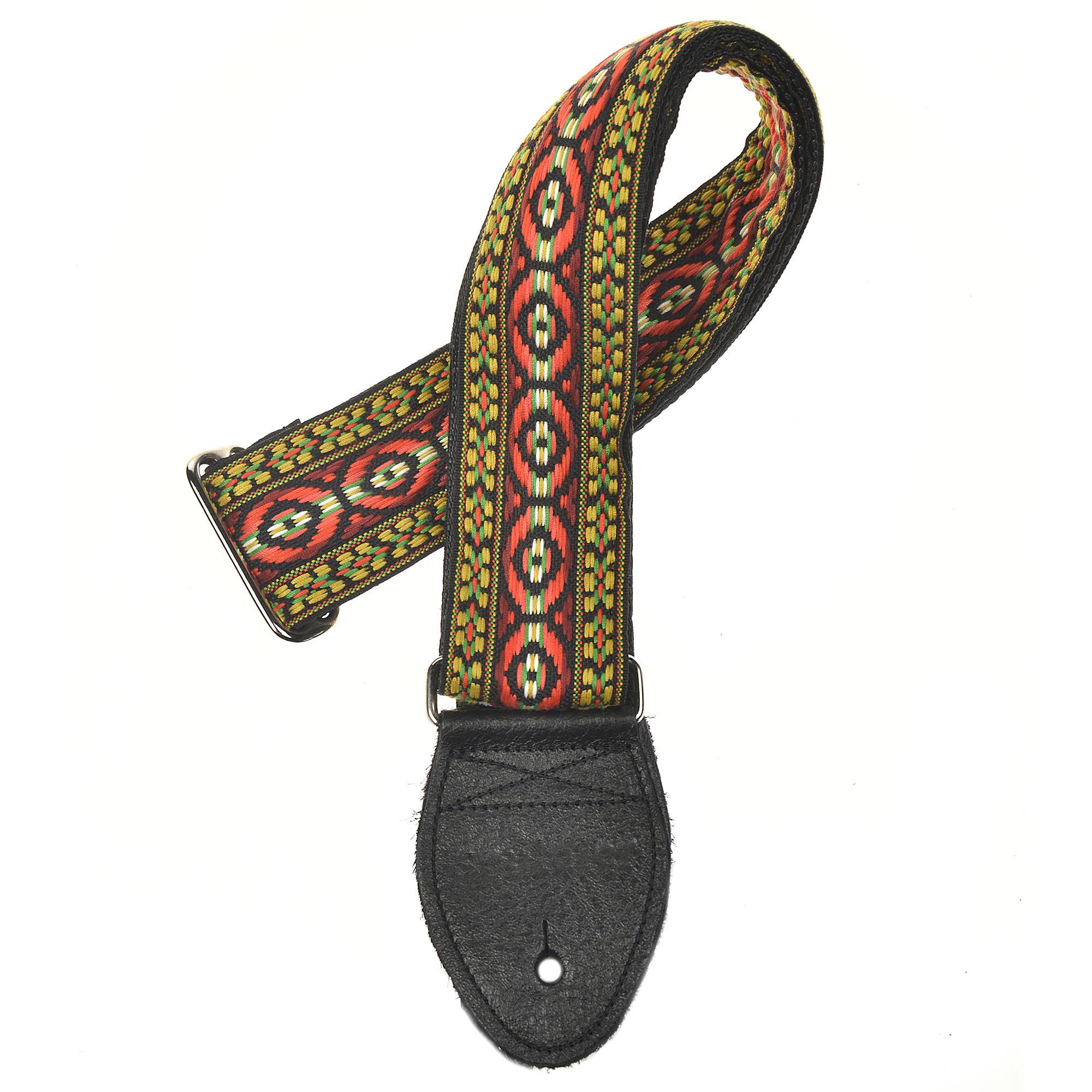 Souldier Bohemian Red 2x22 Strap (Black Belt u0026 Black Ends)