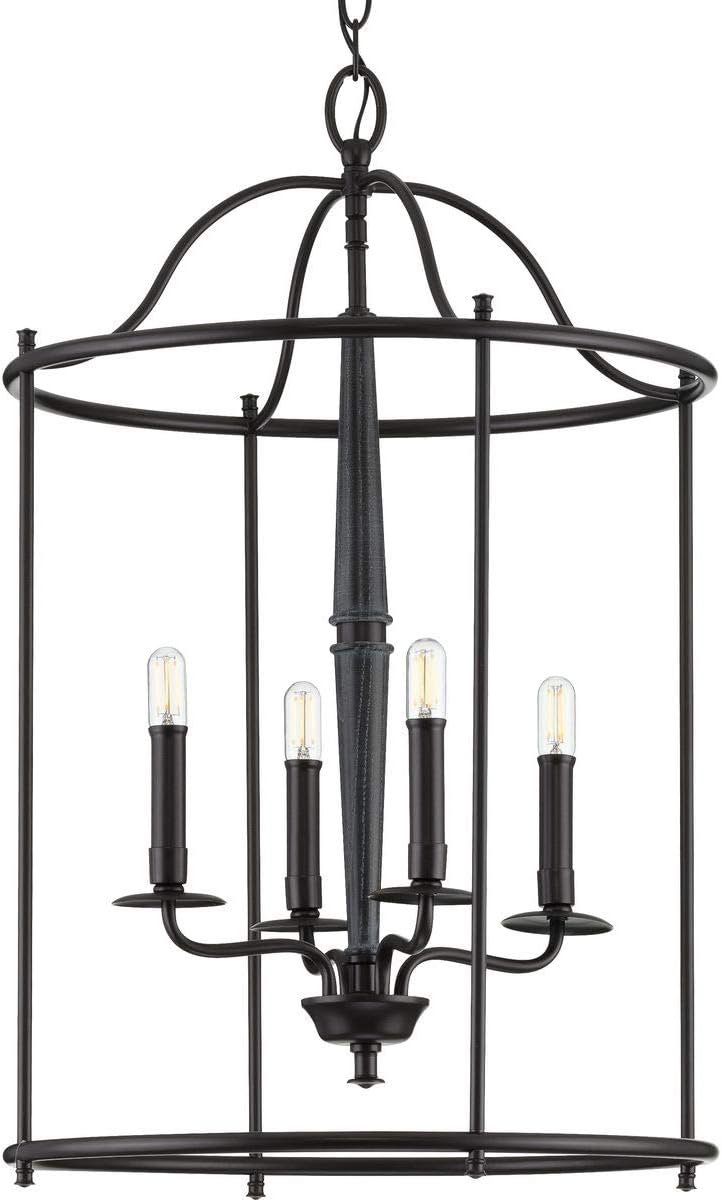 Durrell Collection Four-Light Black Medium Foyer