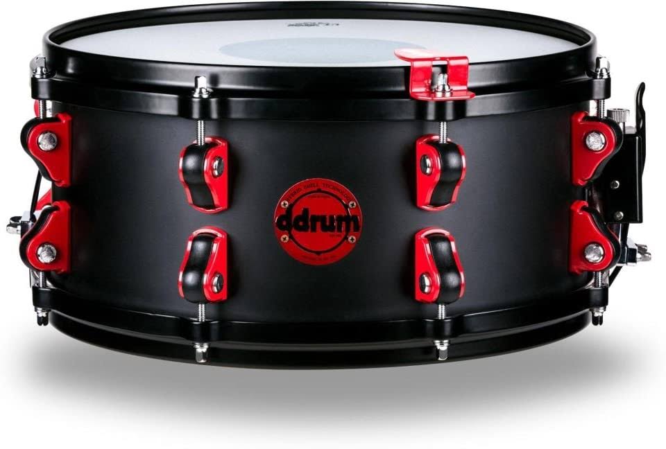 ddrum Hybrid Snare Drum with Trigger 13 x 6 in Satin Black