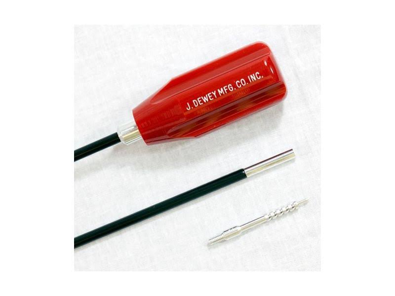 J. Dewey .27 Cal. u0026 Up 44in. Copper Eliminator Rod, Red/Black/Silver, 30CA44