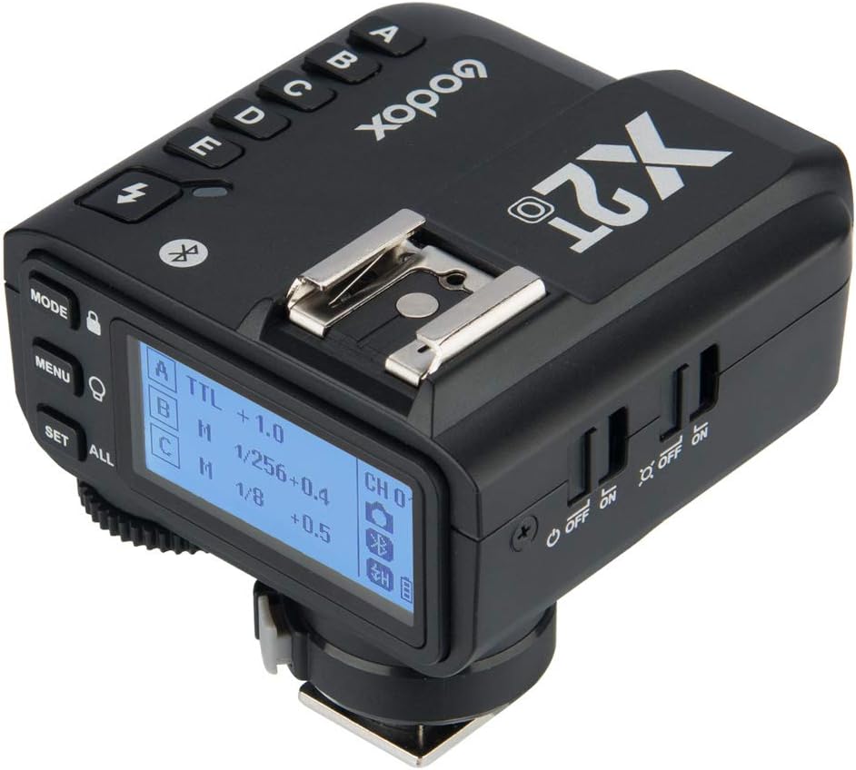 Godox X2T-O 2.4G Wireless Flash Trigger Transmitter for Olympus with TTL II HSS 1/8000s Group Function LED Control Panel Firmware Update Pack of 2