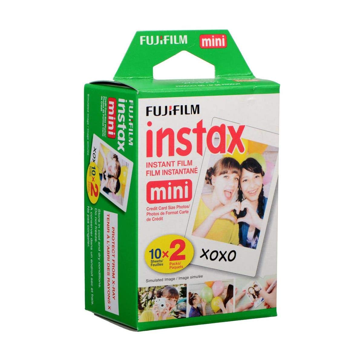 Fujifilm instax Mini Film Bundle D Consists of Daylight Film 20 Pack, Rainbow 10 Pack, Shiny Star 10 Pack, Candy Pop 10 Pack Pack of 2