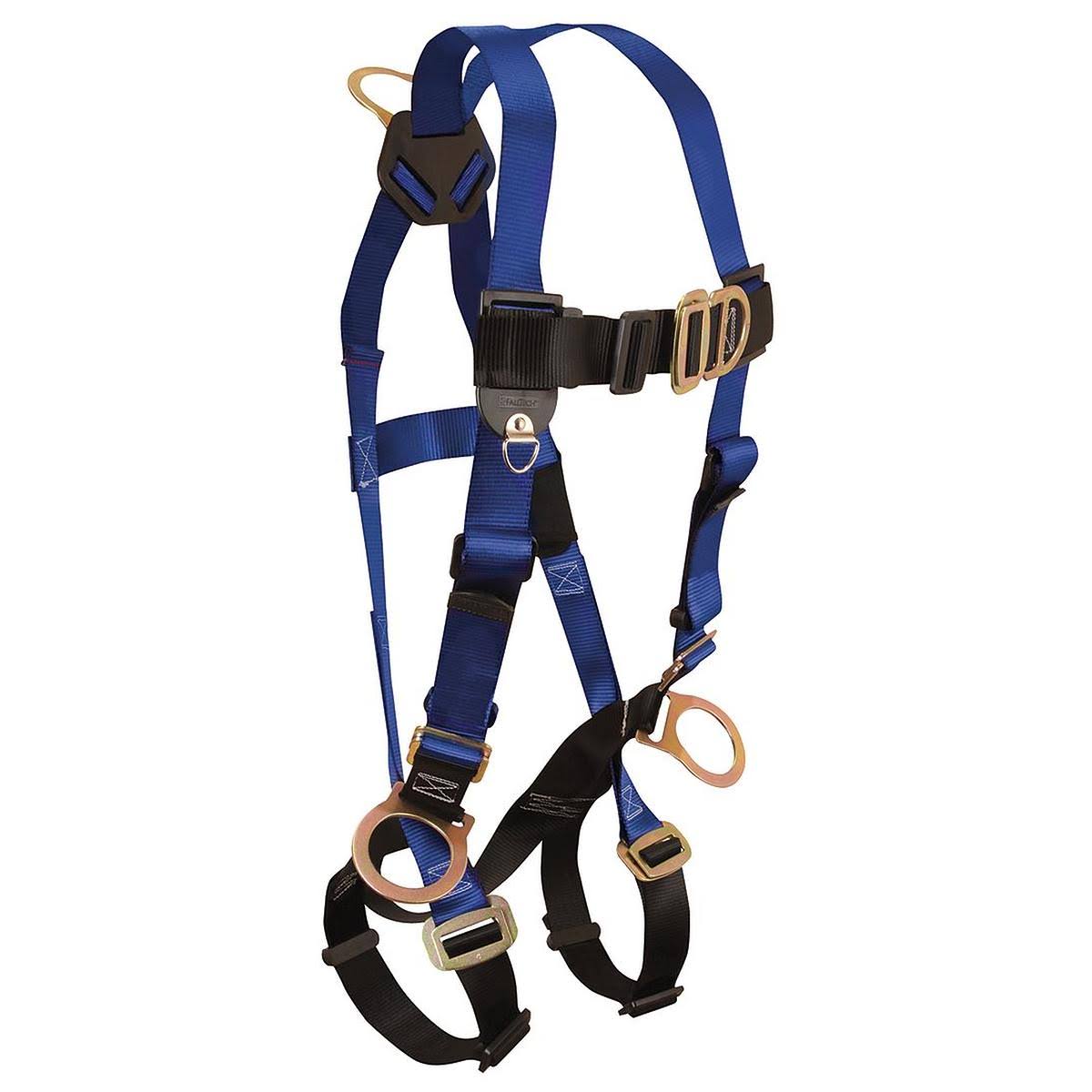 Condor 45J279 Full Body Harness, S/M, 425 lb., Blue/Black