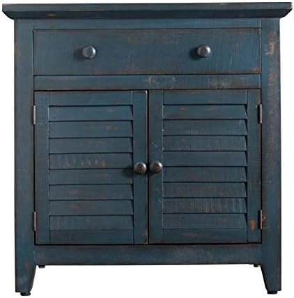 BOWERY HILL 2-Door Accent Chest in Blue