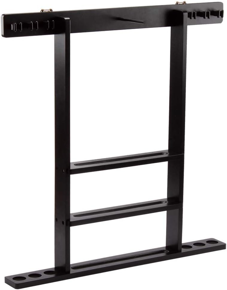 GSE Games & Sports Expert 6 Billiard Pool Cue Stick Hanging Wall Mounting Rack (3 Colors Available) Pack of 2