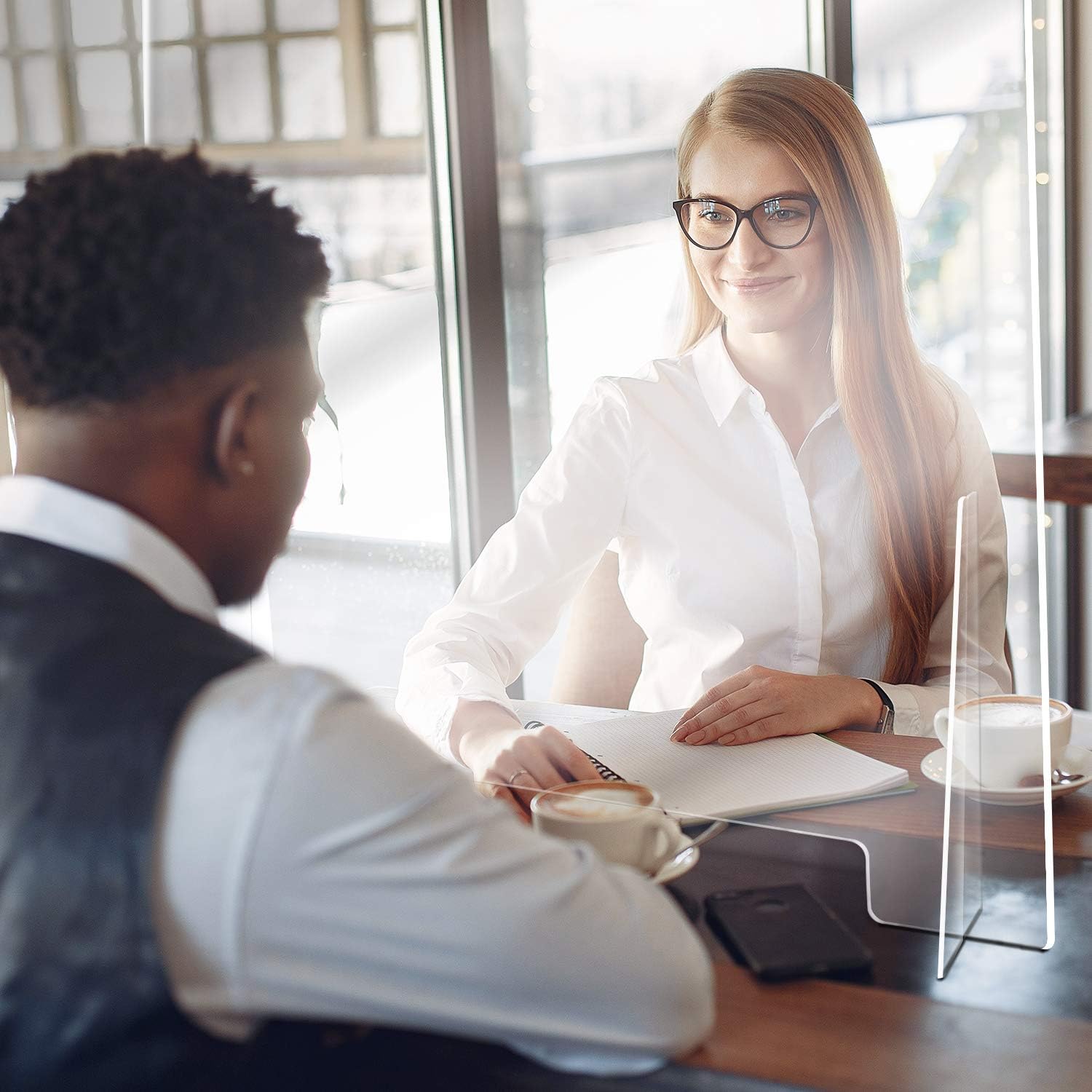 Sneeze Guard Acrylic Shield Barrier - 36